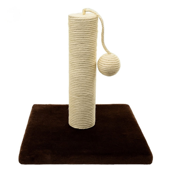 Cat Scratching Post with Hanging Toy Ball – Fun & Durable Design
