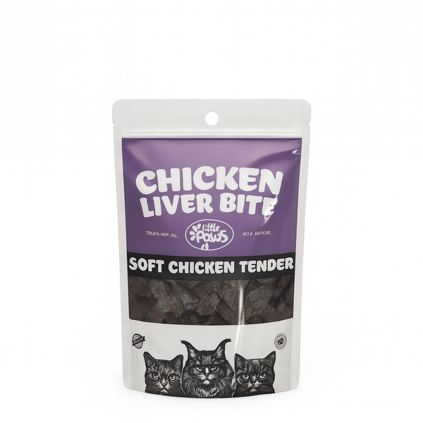 Little Paws Chicken Liver Bite – Soft Chicken Tender