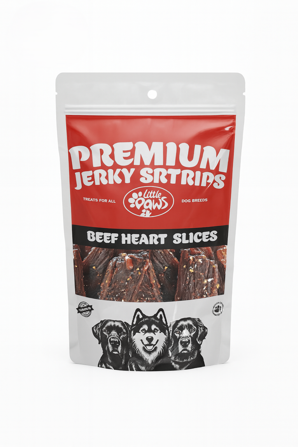 Premium Jerky Strips – Beef Heart Slices