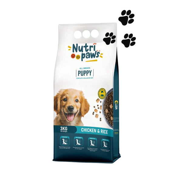 Nutri Paws Puppy Food – Chicken & Rice