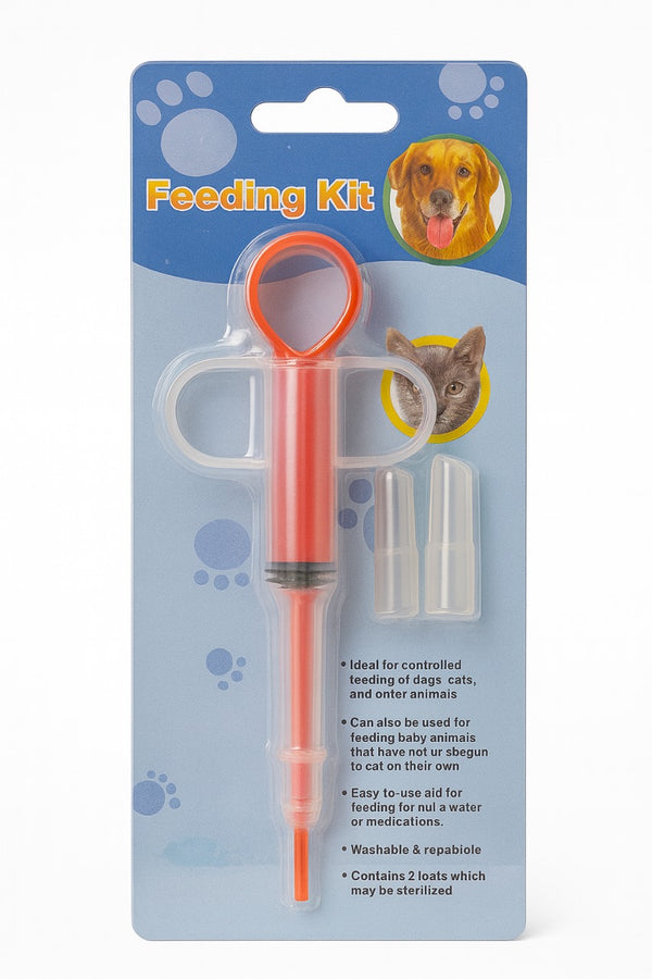 Pet Feeding Kit – Syringe Feeder for Puppies, Kittens & Small Animals