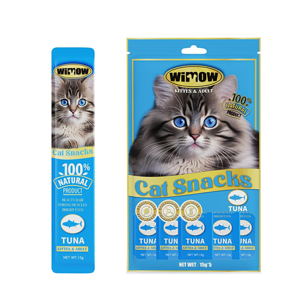 WIMOW Cat Snacks – Tuna Flavor (Kitten & Adult)